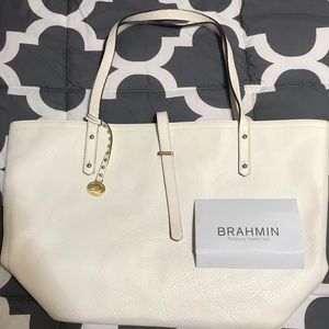 White Brahmin tote!